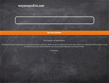 Tablet Screenshot of mayanaquadive.com